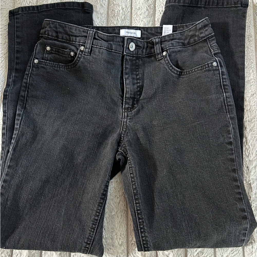 Classic Black Women's Straight Leg Jeans